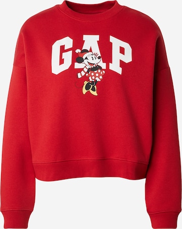 Gap Petite Majica | rdeča barva: sprednja stran