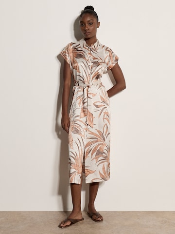 Robe ' ' Apricot en argent : devant