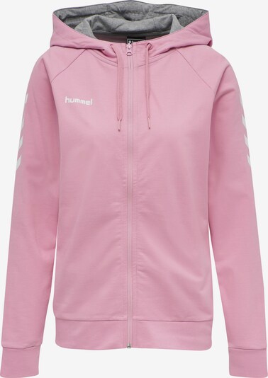 Hummel Sweatjacke in rosa / weiß, Produktansicht