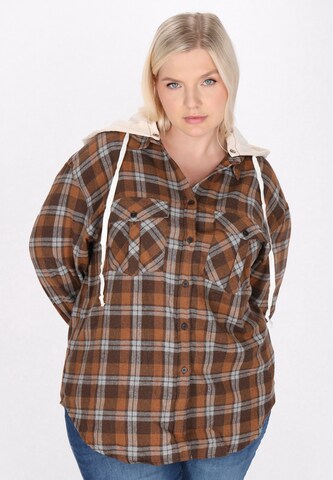 myMo ROCKS - Chaqueta de entretiempo en marrón: frente