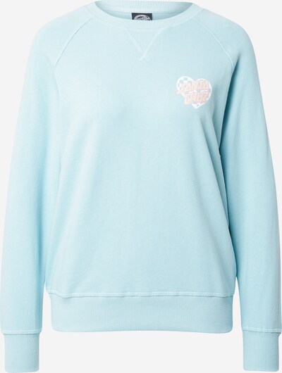 Santa Cruz Sweatshirt in hellblau / pastellgelb / pastelllila / weiß, Produktansicht