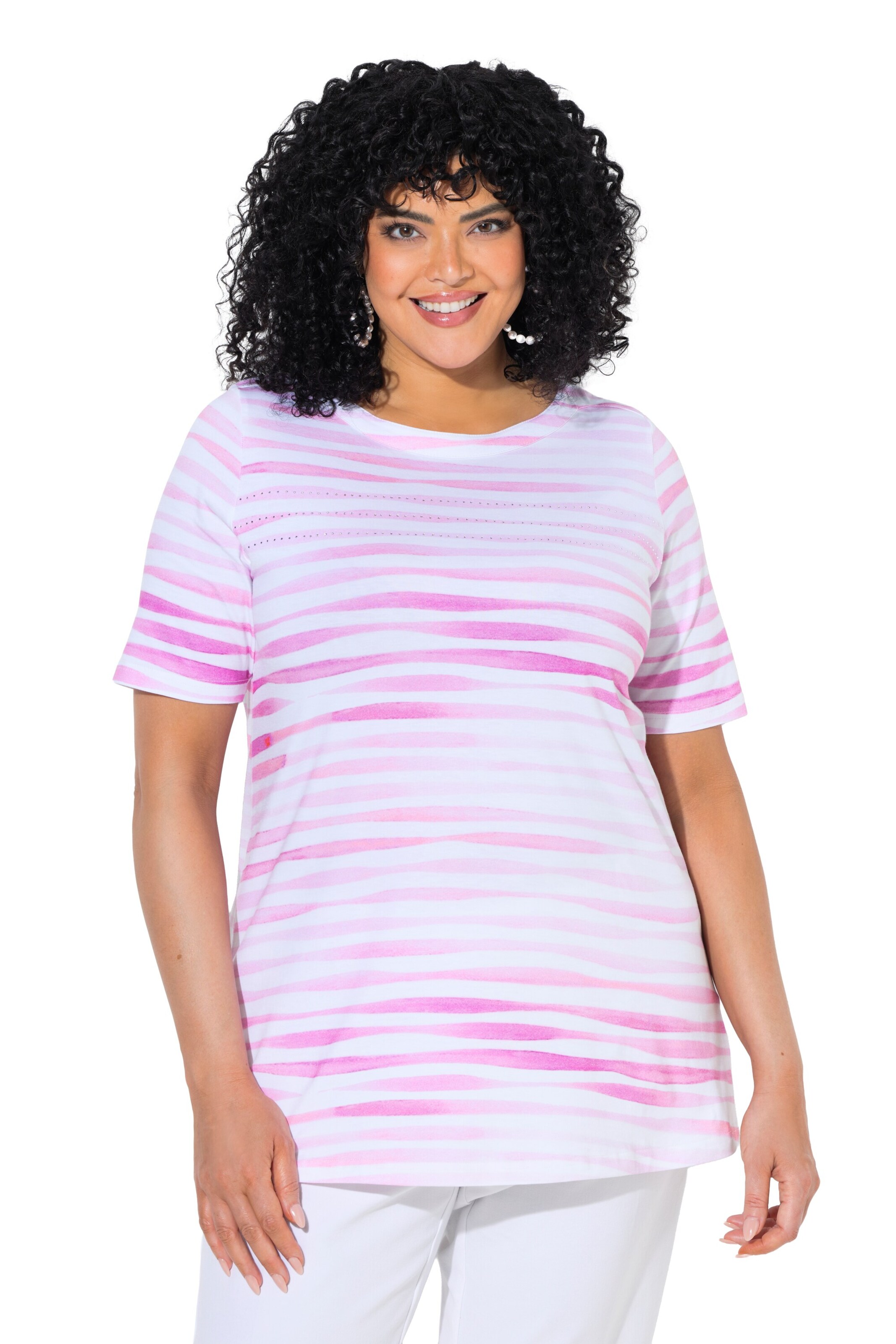 Ulla Popken Shirt in Lila: Vorderseite