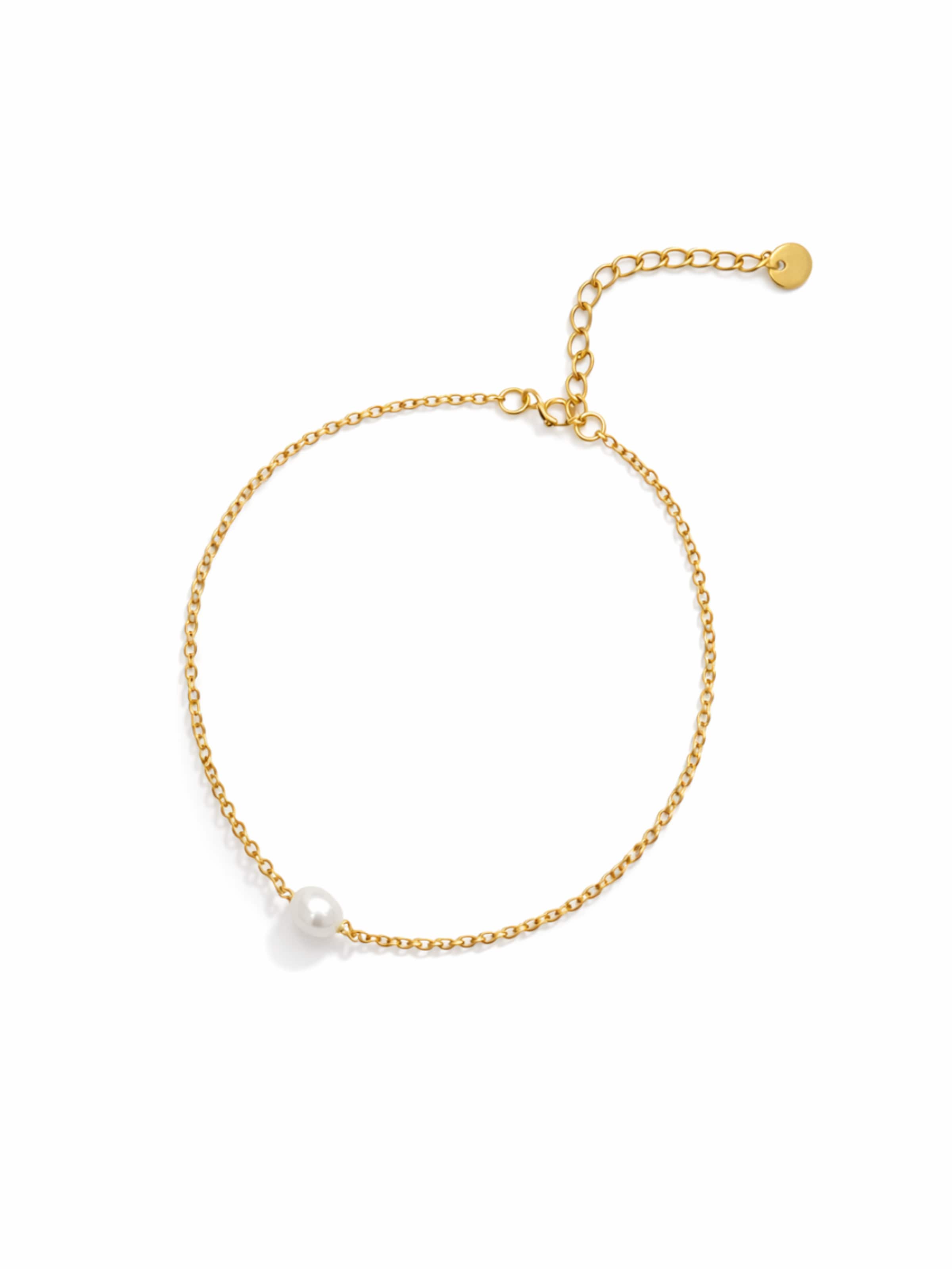 Bracelet 'De Cheville May' LA MAISON GISEL B. en jaune : devant