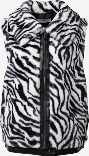 Arch The Label Gilet 'RILEY' en noir / blanc, Vue avec produit