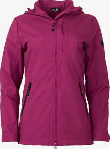 Joluvi Outdoor Jacket 'Mazzin' in Purple: front