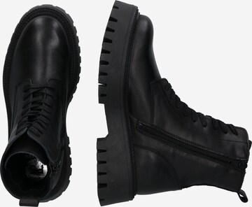 PS Poelman Lace-Up Ankle Boots in Black