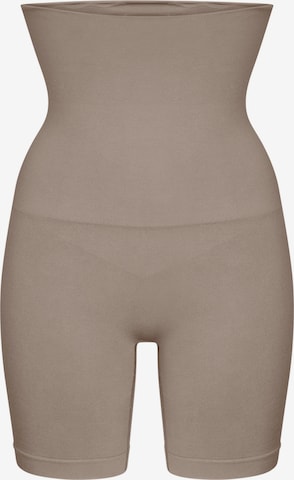 Pantalon modelant 'High Waisted Shaping Shorts' cfab (formerly creamy fabrics) en gris : devant