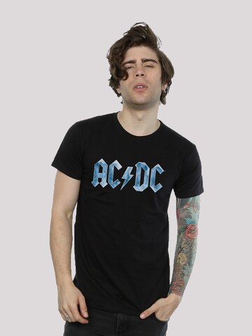 T-Shirt 'ACDC' F4NT4STIC en noir : devant