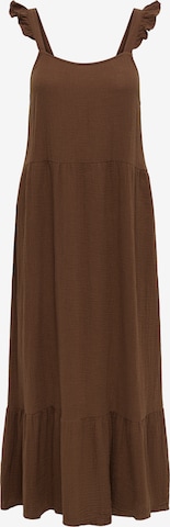 ONLY - Vestido 'ONLThyra' en marrón: frente