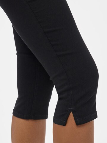 PIECES Slimfit Jeggings 'PCSKINWEAR' in Schwarz