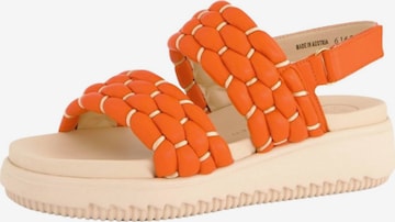 Paul Green Sandale in Orange: Vorderseite