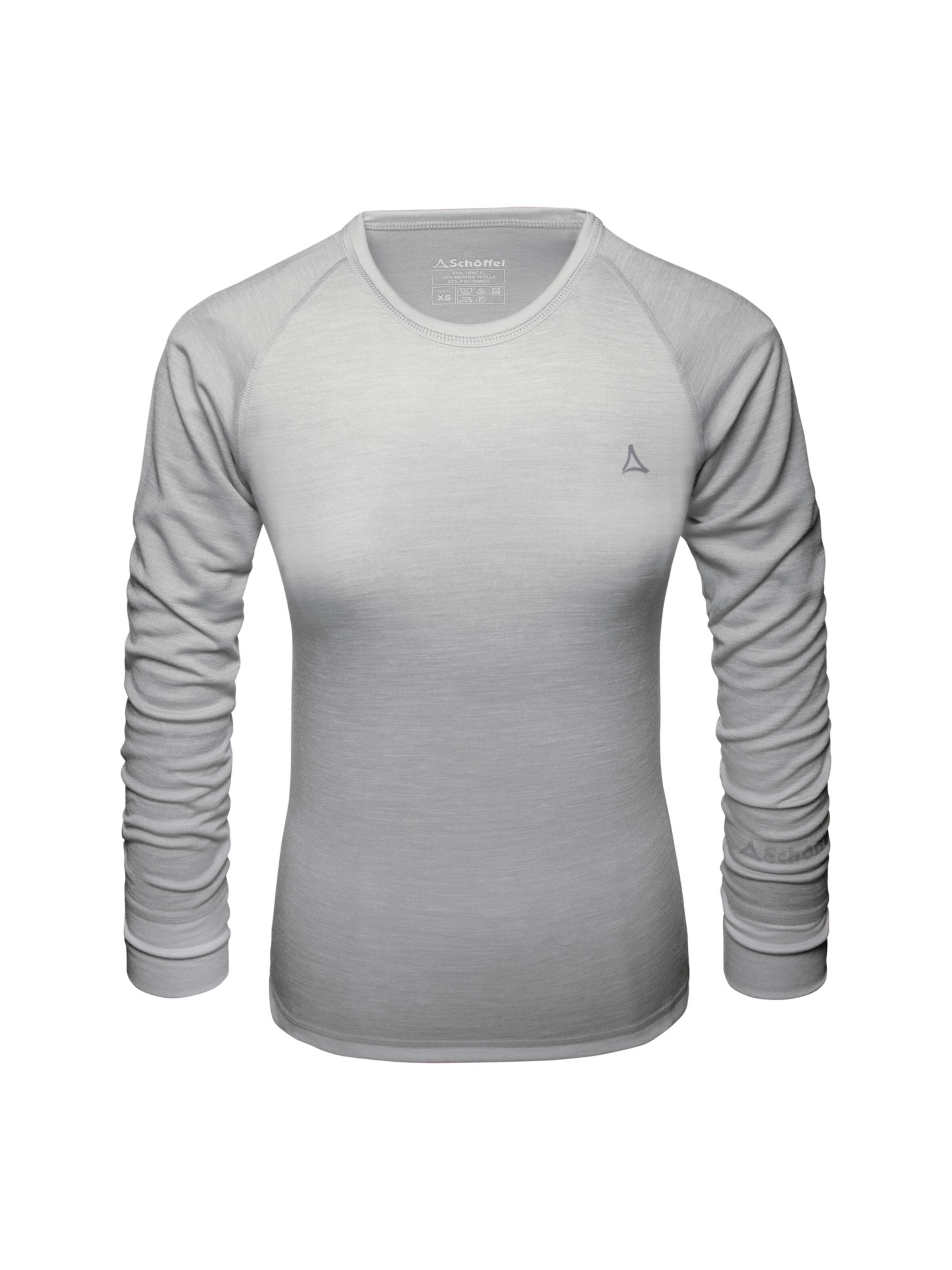 Schöffel T-shirt fonctionnel en gris clair, Vue avec produit