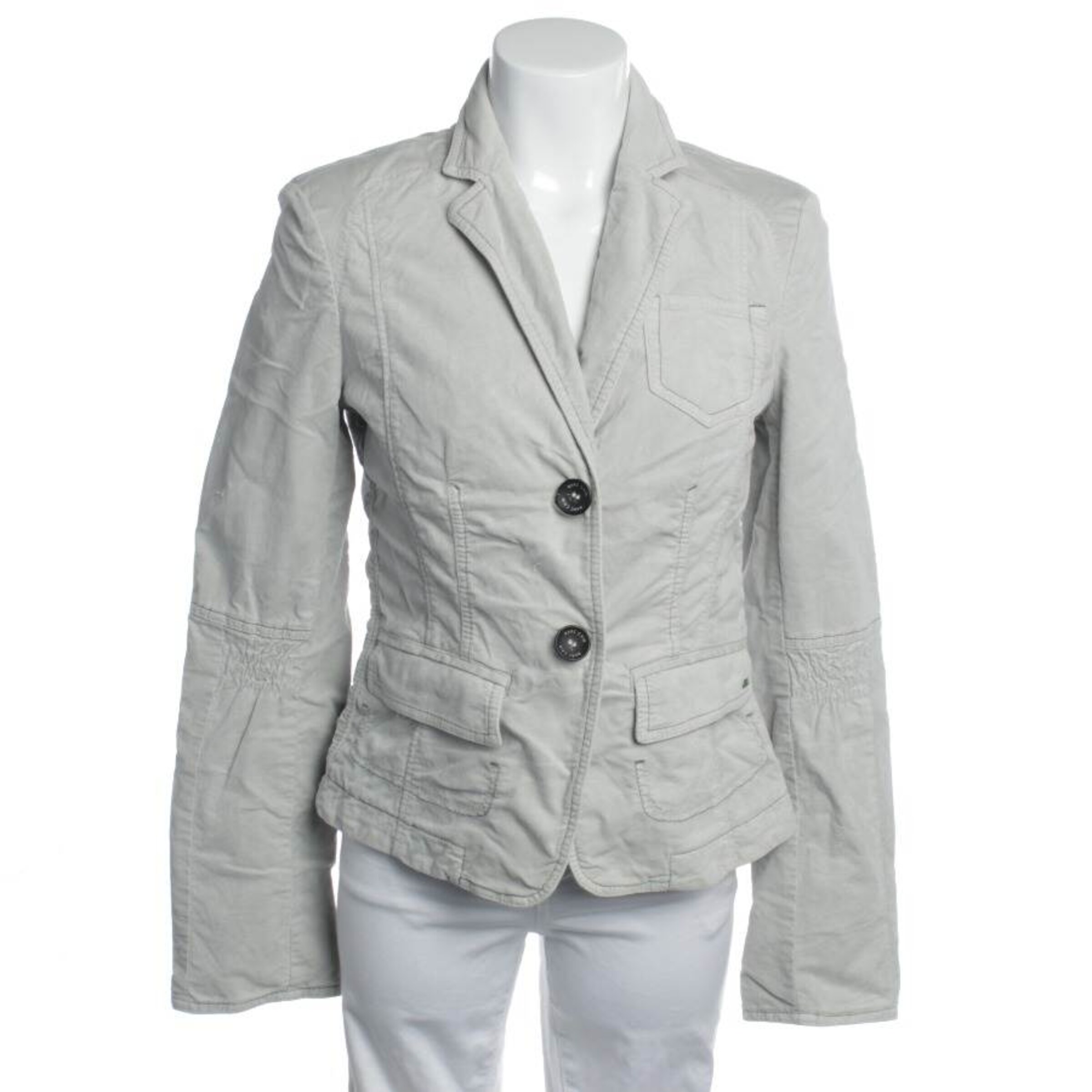 Marc Cain Blazer in M in Grey: front