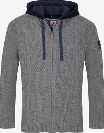 Vestes en maille 'Athan' SPIETH & WENSKY en gris : devant