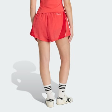 sarkans ADIDAS ORIGINALS Vaļīgs piegriezums Bikses 'Santiago'