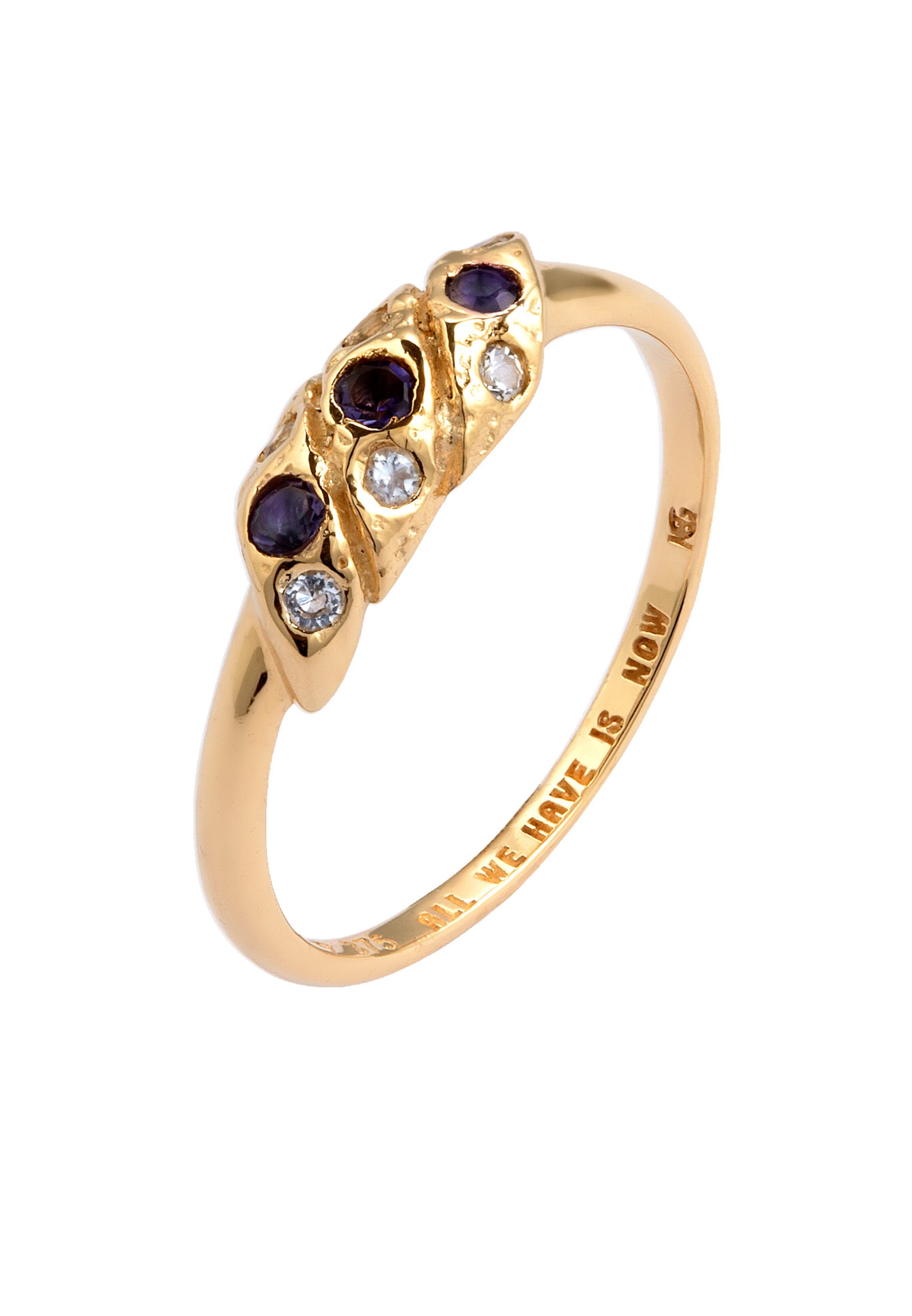 Haze&Glory Ring in Gold: Vorderseite