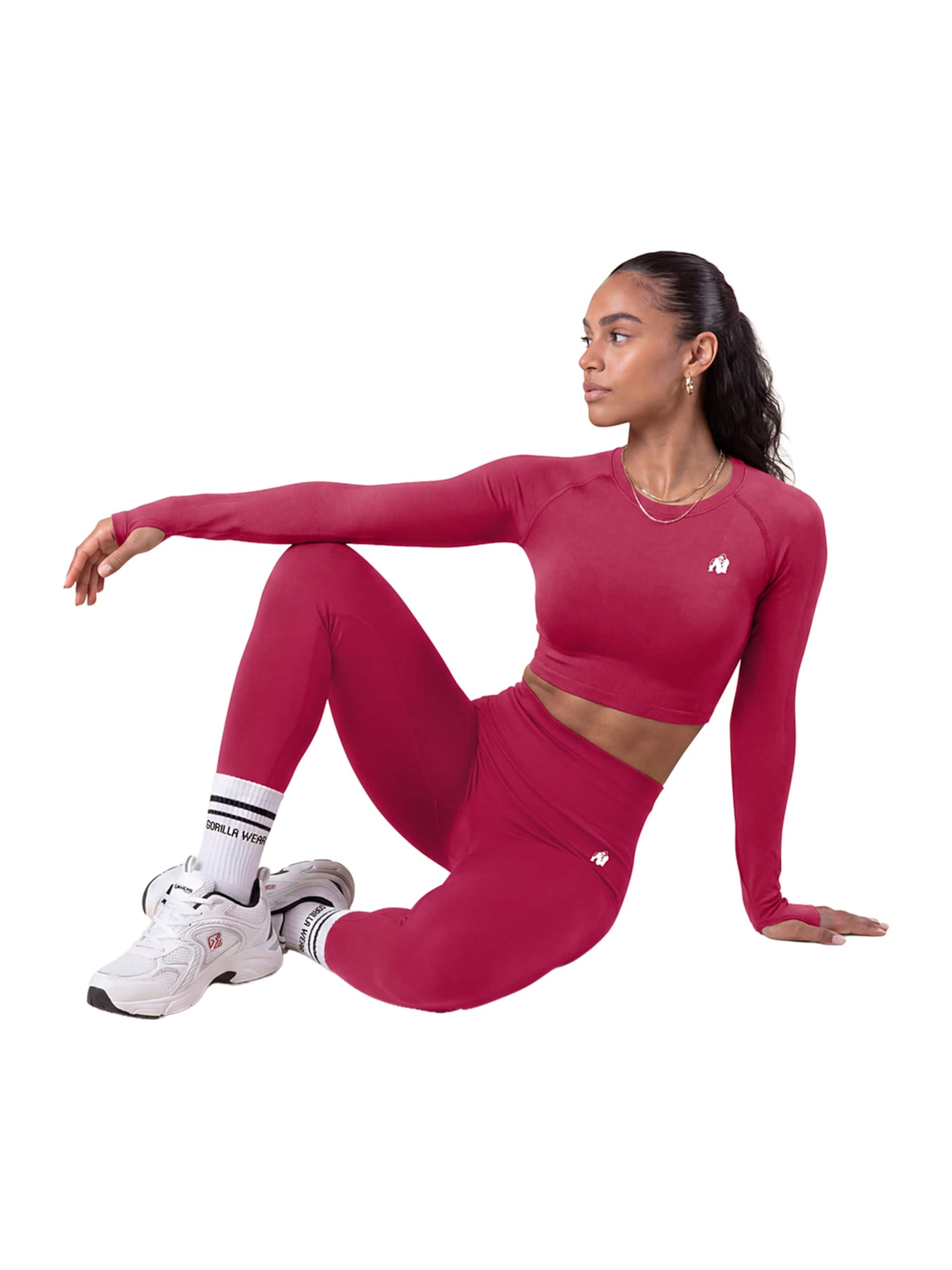 T-shirt fonctionnel 'Hilton Seamless' Gorilla Wear en rose
