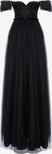acob a porter Abendkleid in schwarz, Produktansicht