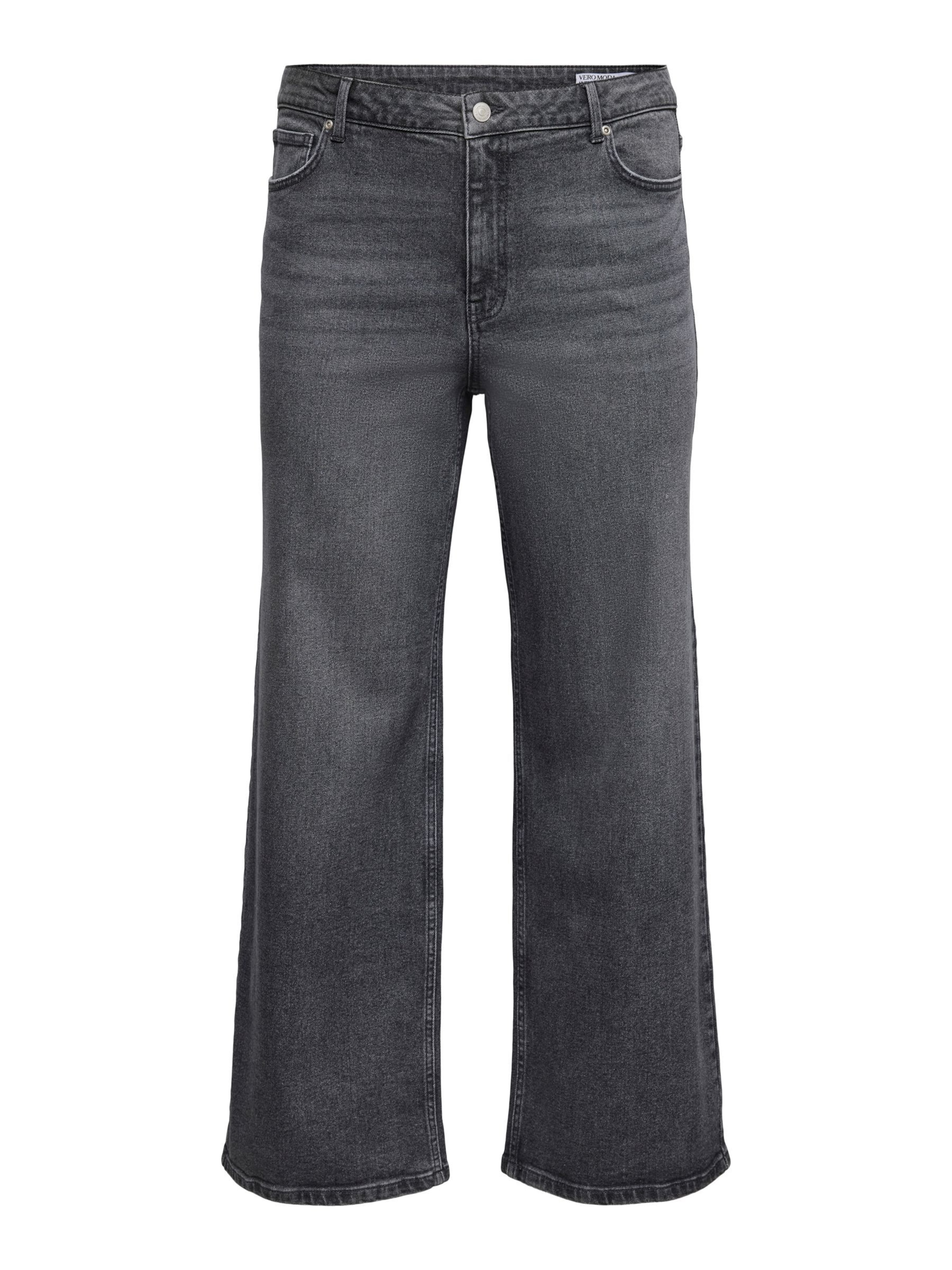 Vero Moda Curve regular Jeans i grå: forside