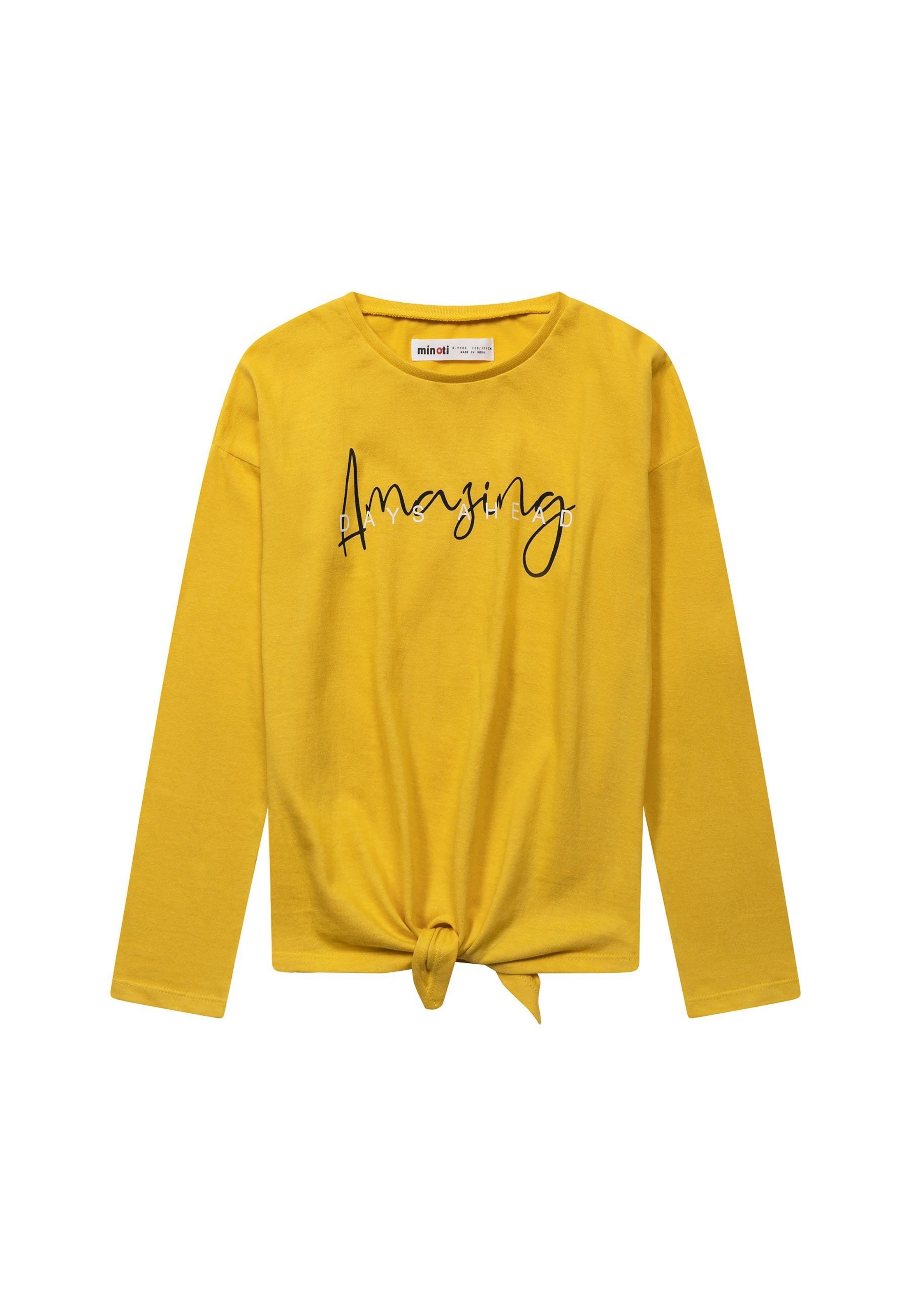 Tricou de la MINOTI pe galben: față
