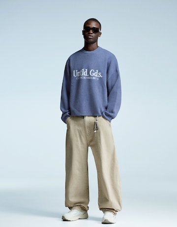BershkaPulover - plava boja