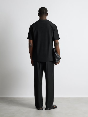 Burocs Comfort fit Button Up Shirt in Black