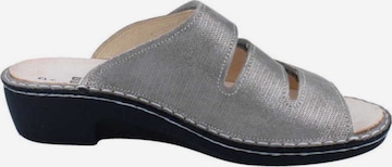 Finn Comfort Mules in Silver