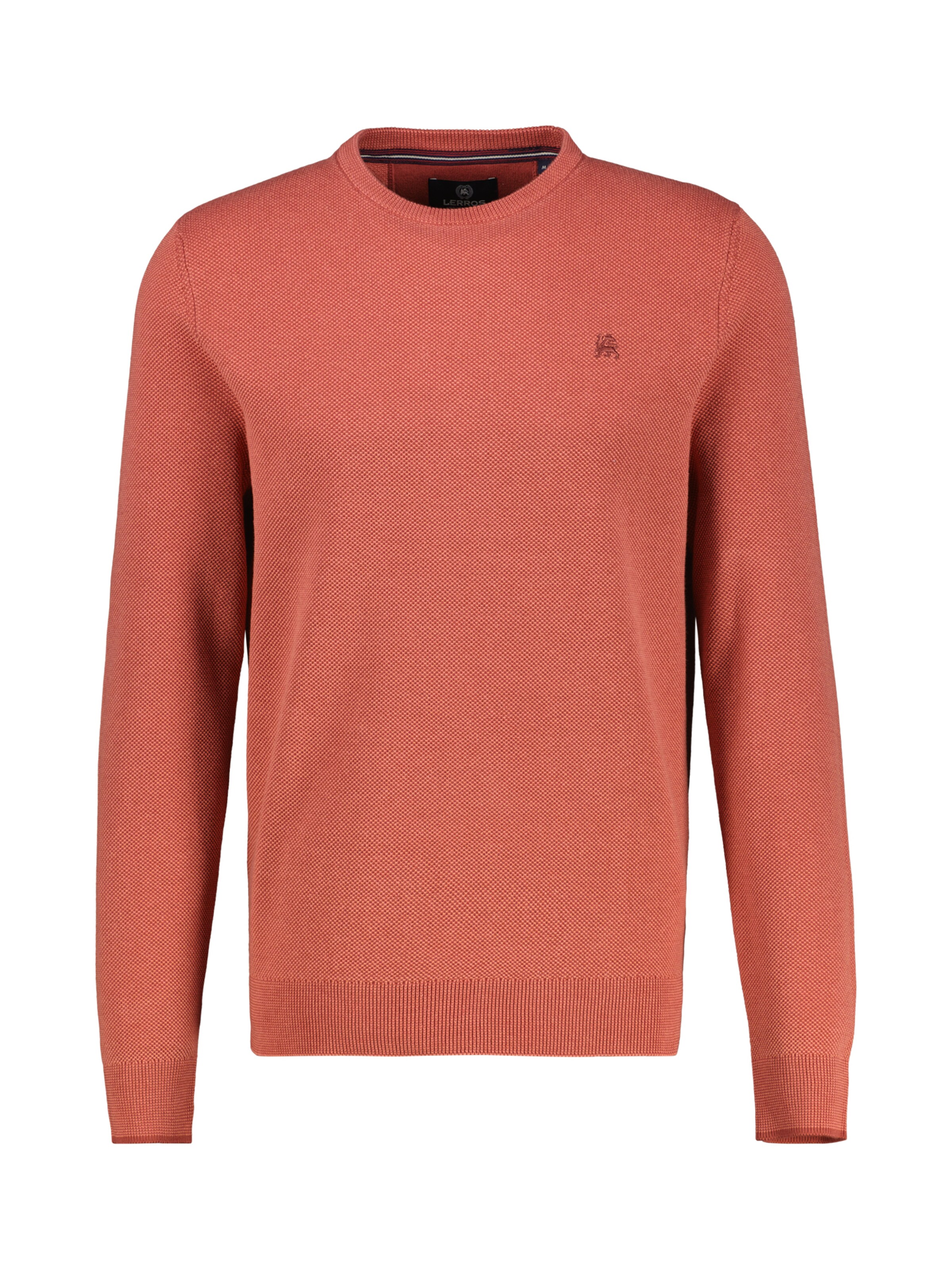 LERROS Leichter Strickpullover, gerippt ' ' in Rot: Vorderseite