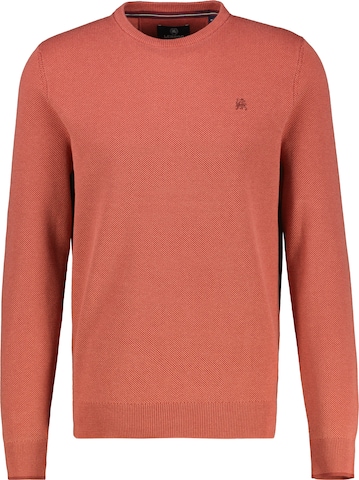 LERROS Leichter Strickpullover, gerippt ' ' in Rot: Vorderseite