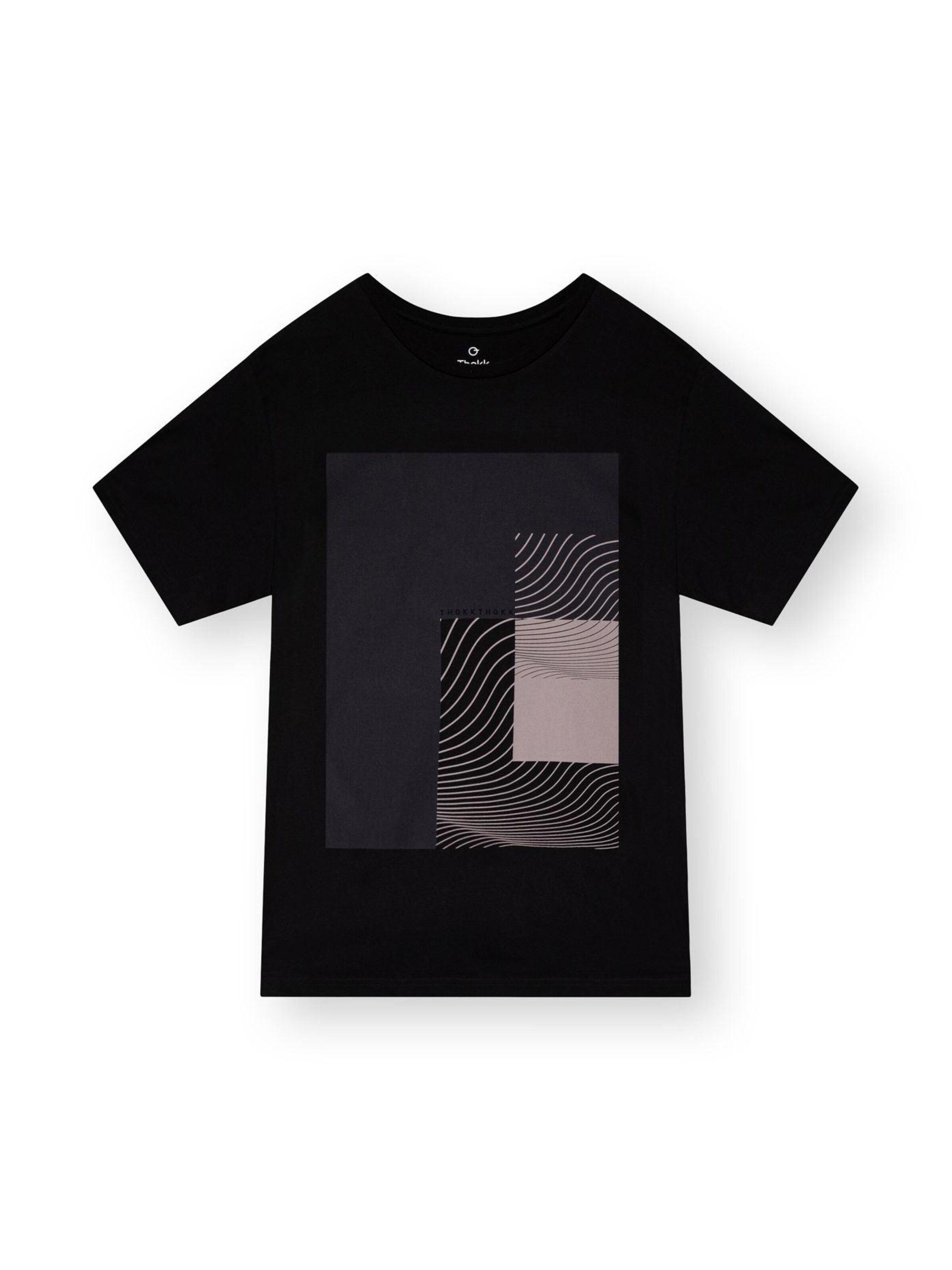 ThokkThokk Shirt 'Cubes' in Black: front