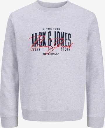JACK & JONESSweater majica 'JJAERO' - bijela boja: prednji dio