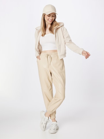 Abercrombie & Fitch Tapered Broek in Beige