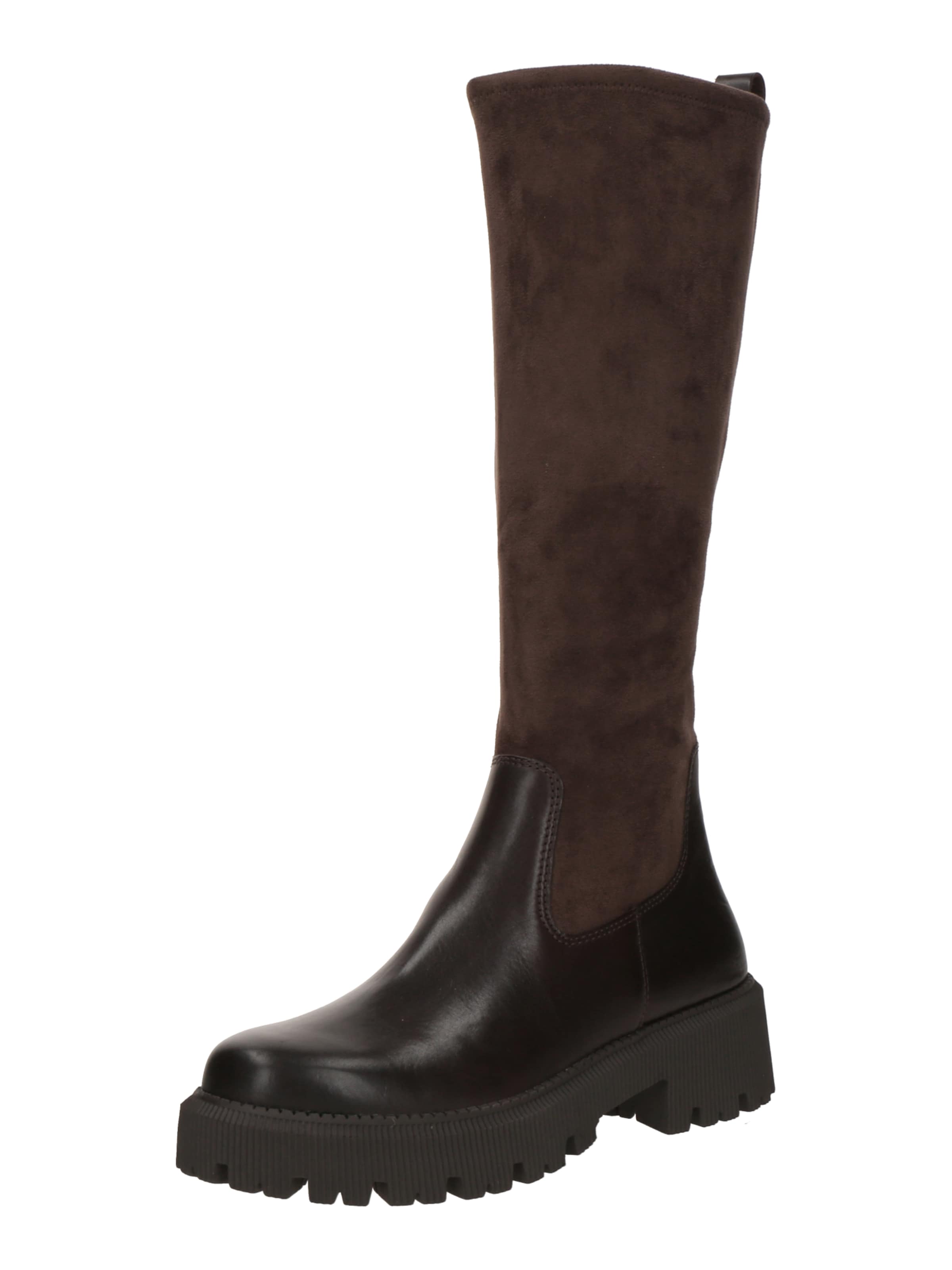 CAPRICE Kozačky 'DILARA' – hnědá: přední strana