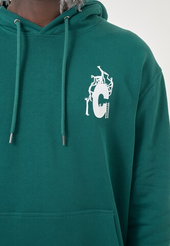 Cleptomanicx Sweatshirt 'Collective' in Green