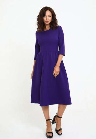 Robe Awesome Apparel en violet : devant