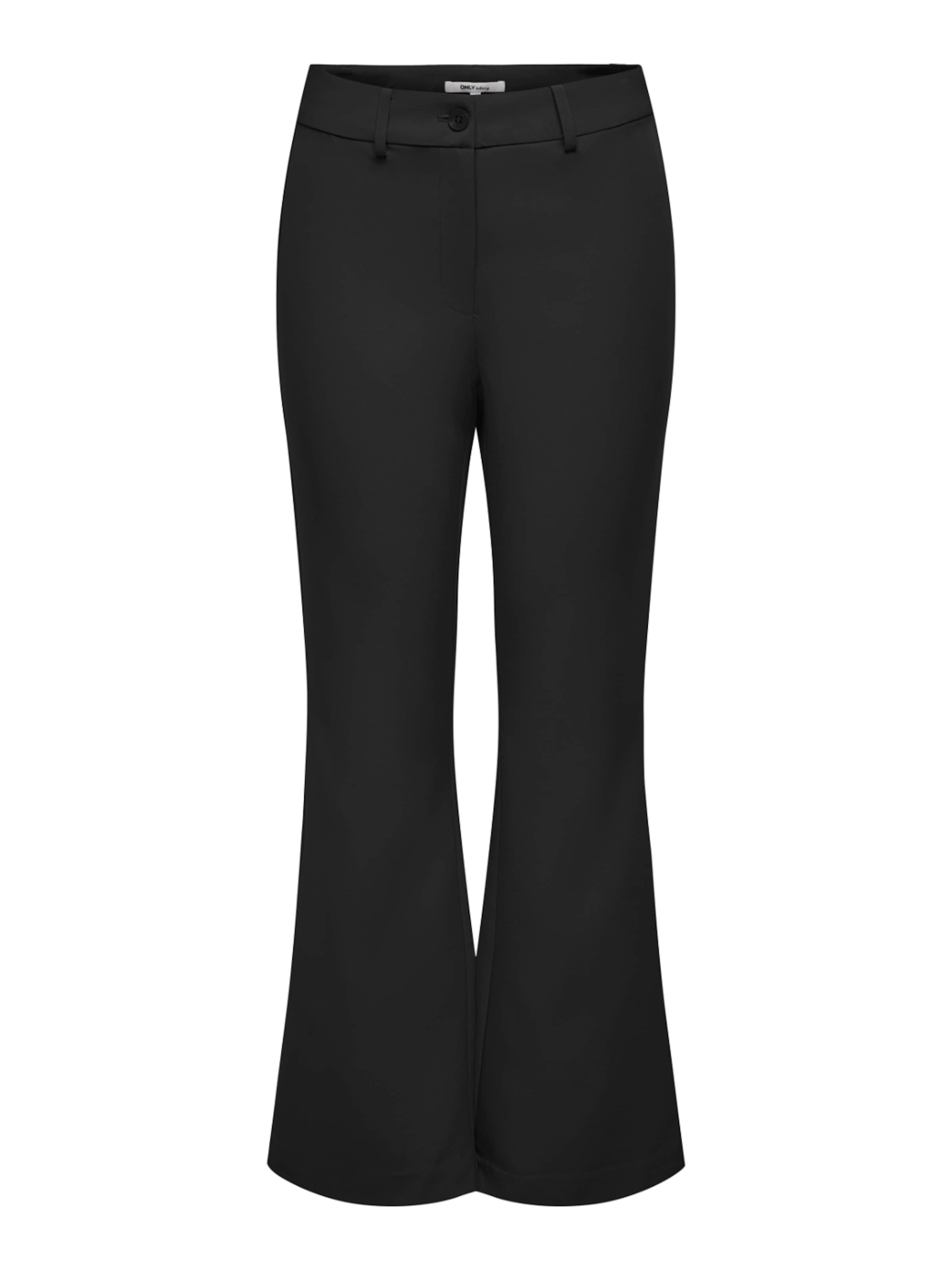 évasé Pantalon 'BERRY' Only Tall en noir : devant