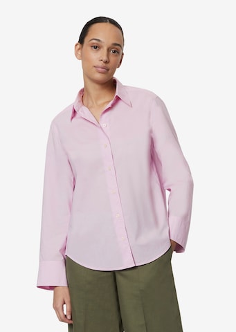 Marc O'Polo Blouse in Roze: voorkant