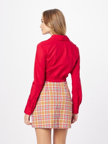 HOLLISTER Bluza | rdeča barva