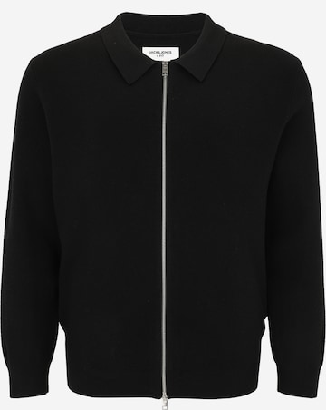 juoda Jack & Jones Plus Kardiganas 'JPRBLABRADFORT': priekis