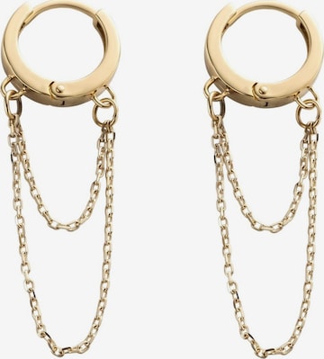 Boucles d'oreilles 'FLUSSO' REYTEL en jaune : devant