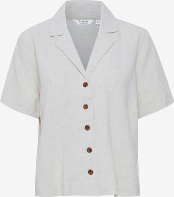 b.young Blouse 'Johanna' in Beige: voorkant