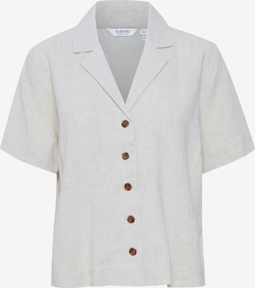 b.young Blouse 'Johanna' in Beige: front