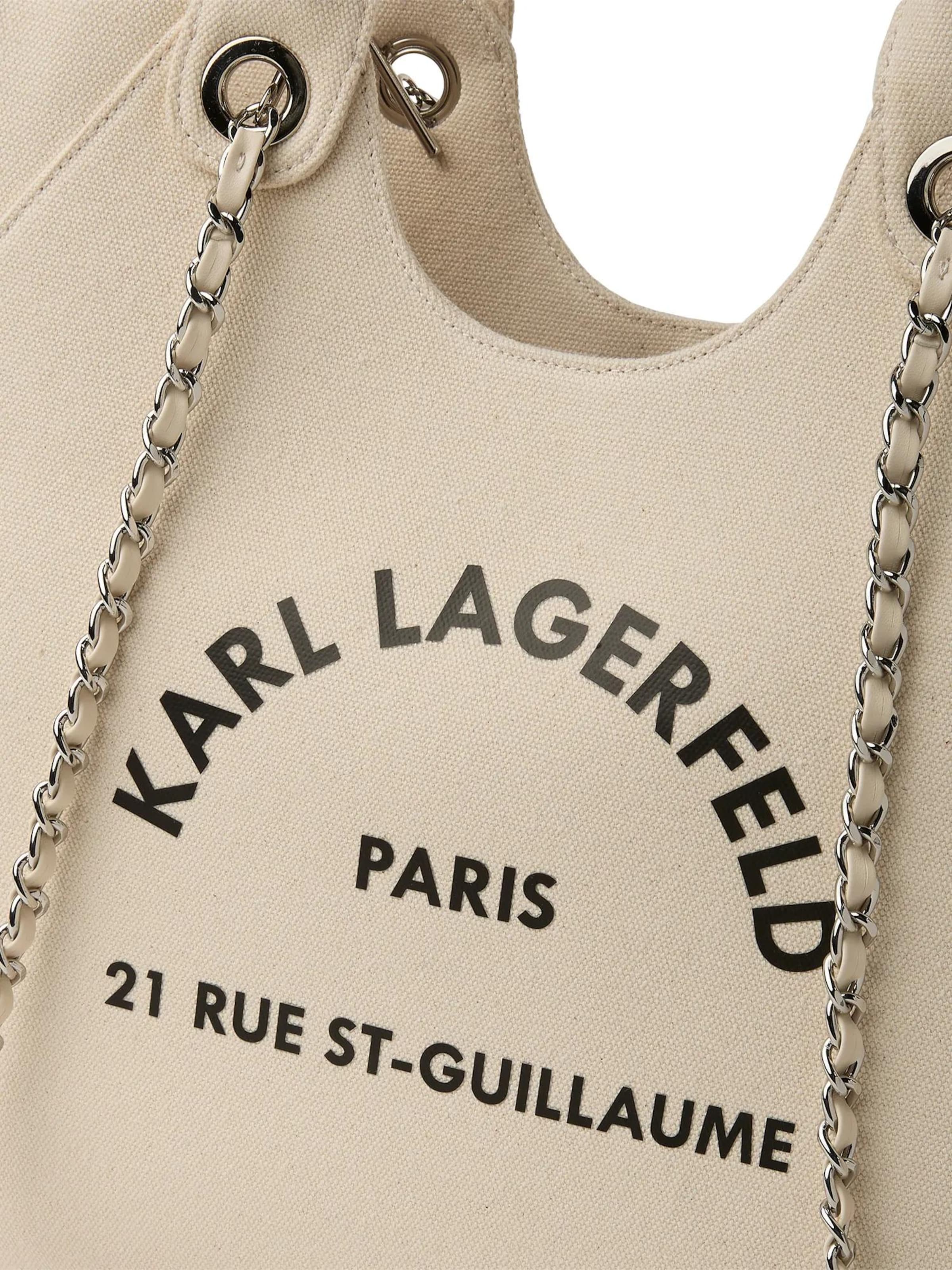 Karl Lagerfeld Shopper táska 'Rue St-Guillaume' - bézs