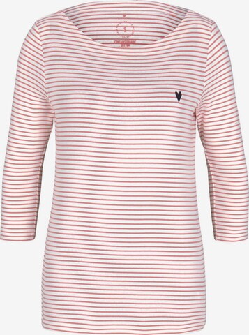 T-shirt TOM TAILOR en rose : devant