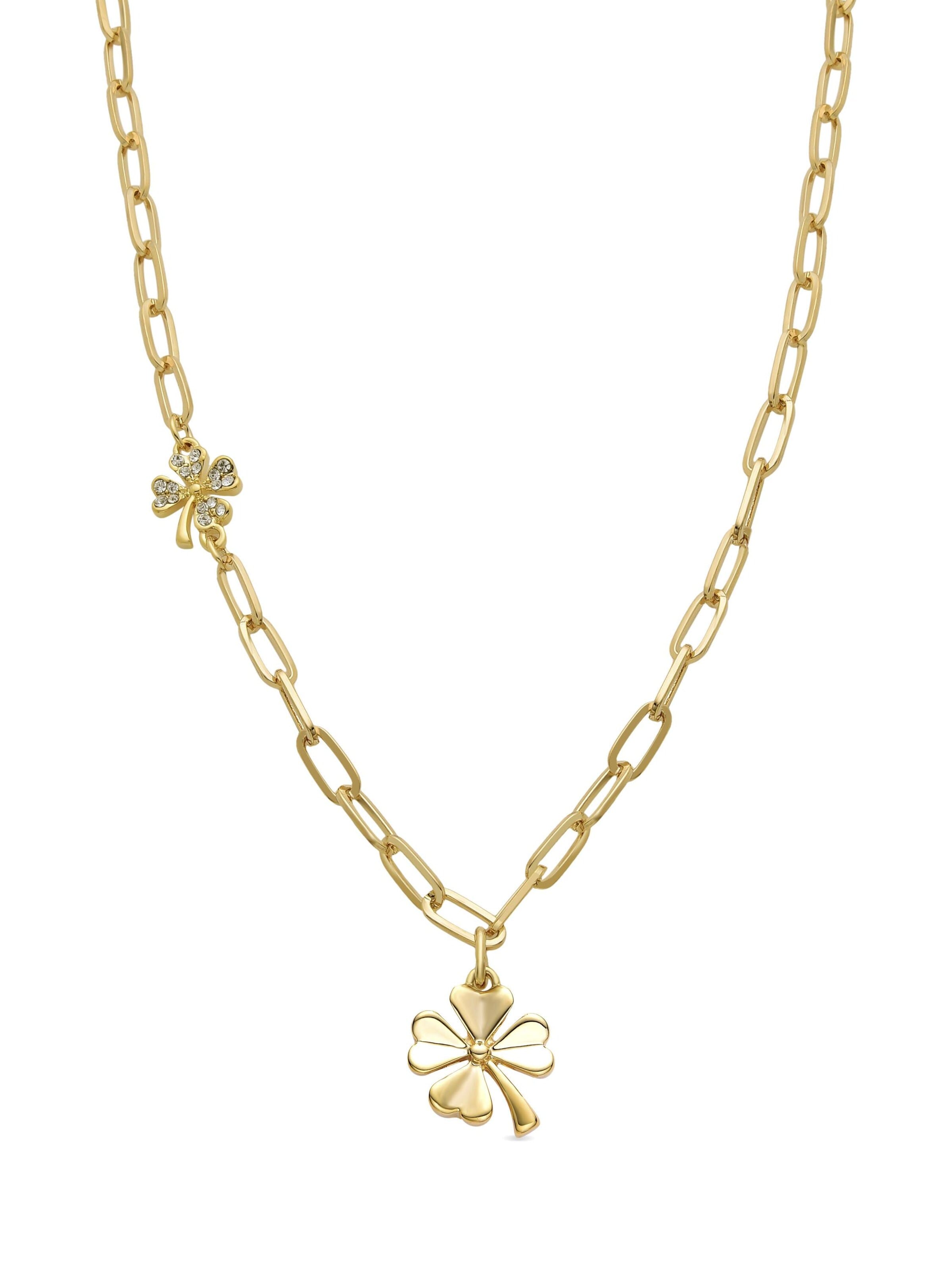 Luxenter - Colar 'Flor' em ouro: frente