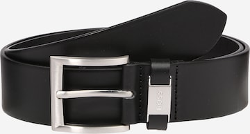 BOSS Black Belt 'Connio' in Black: front