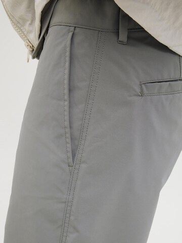 JACK & JONES Regular Trousers with creases 'Baggy' in Grey