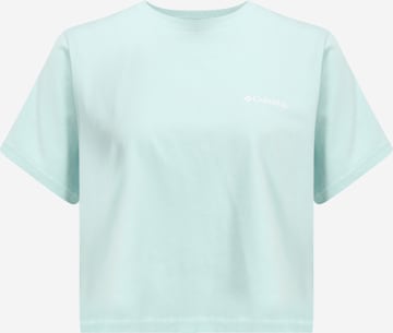 T-shirt fonctionnel 'River' COLUMBIA en vert : devant