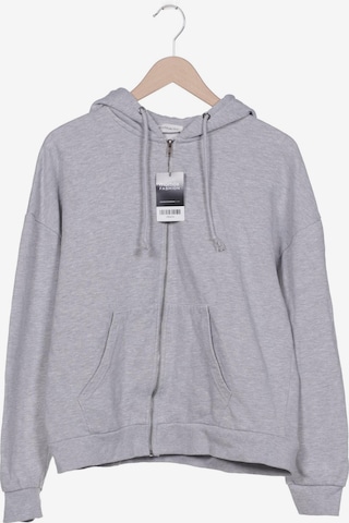 even&odd Sweatshirt & Zip-Up Hoodie in M in Grey: front