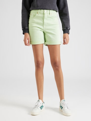 Marks & Spencer Слим Джинсы в Зеленый: спереди